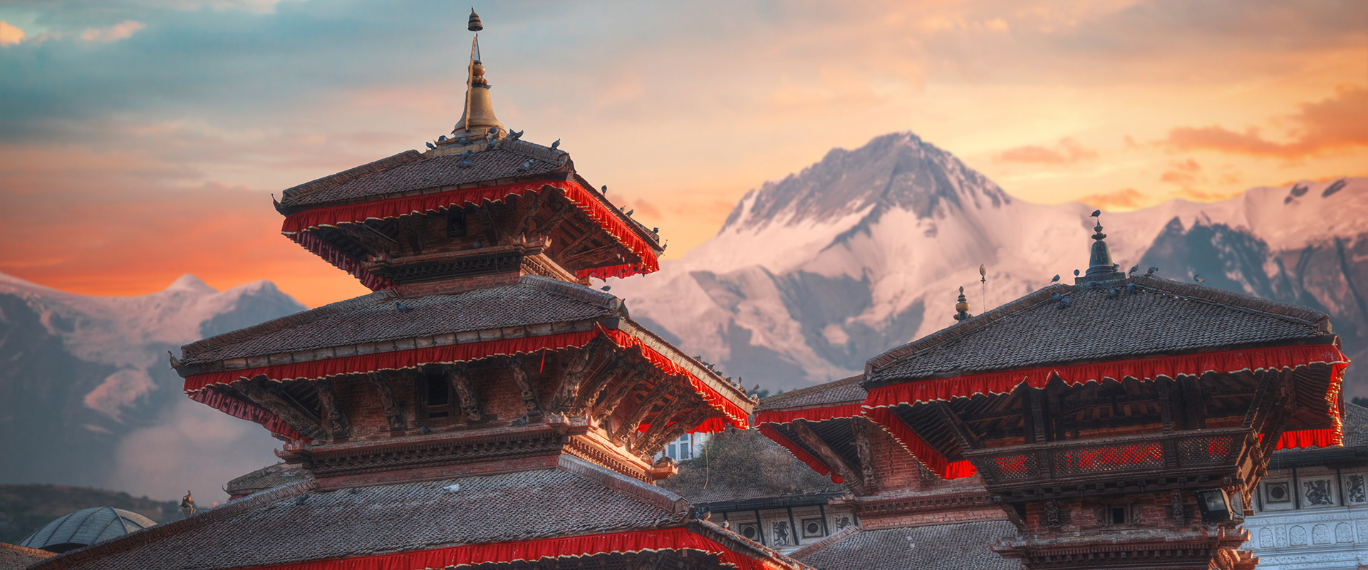 Himalayan mountains in Nepal